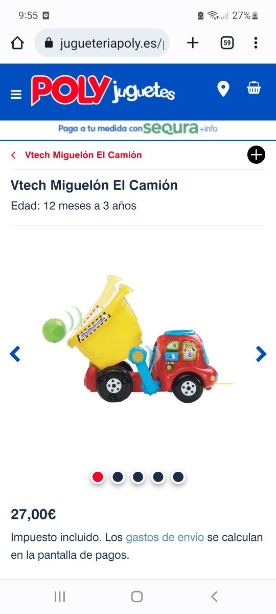 VTech- Miguelón Remolque Camión