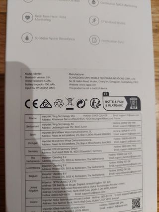 Pulsera actividad OPPO Band