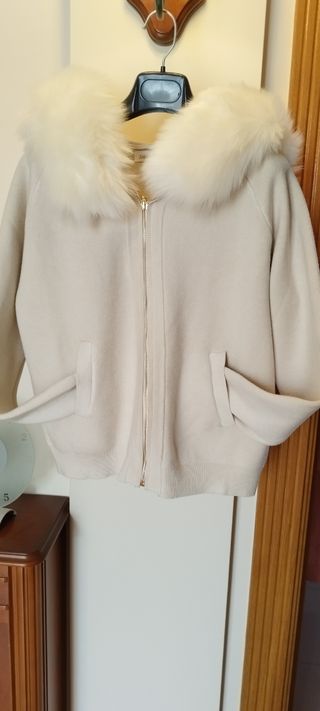 Cazadora de punto 