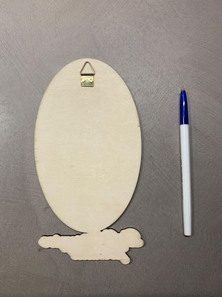 Stemma Atalanta in legno 