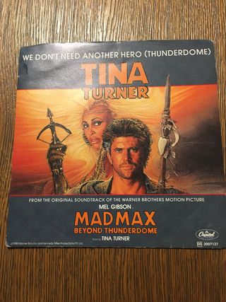 Vinile Tina Turner film Mad Max