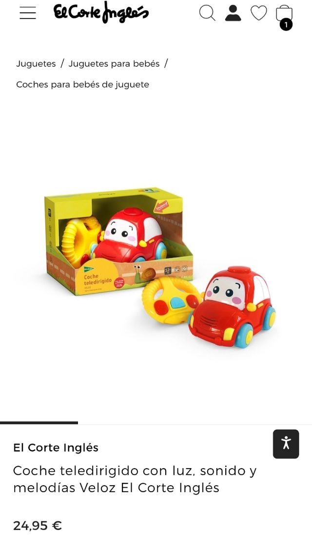 Coche teledirigido con luz y sonido