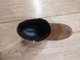 Botines marrones ante y piel n39