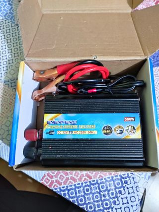 INVERSOR DE CORRIENTE PARA COCHES 500w