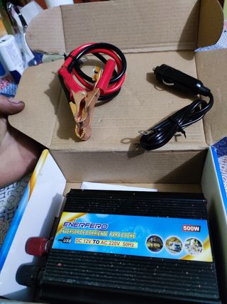 INVERSOR DE CORRIENTE PARA COCHES 500w