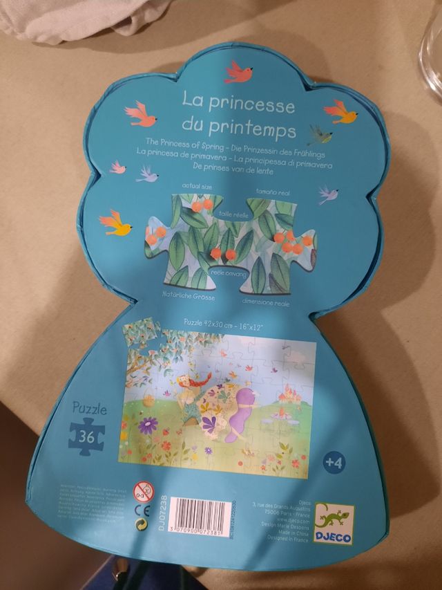 Puzzle la princesa de la primavera Djeco