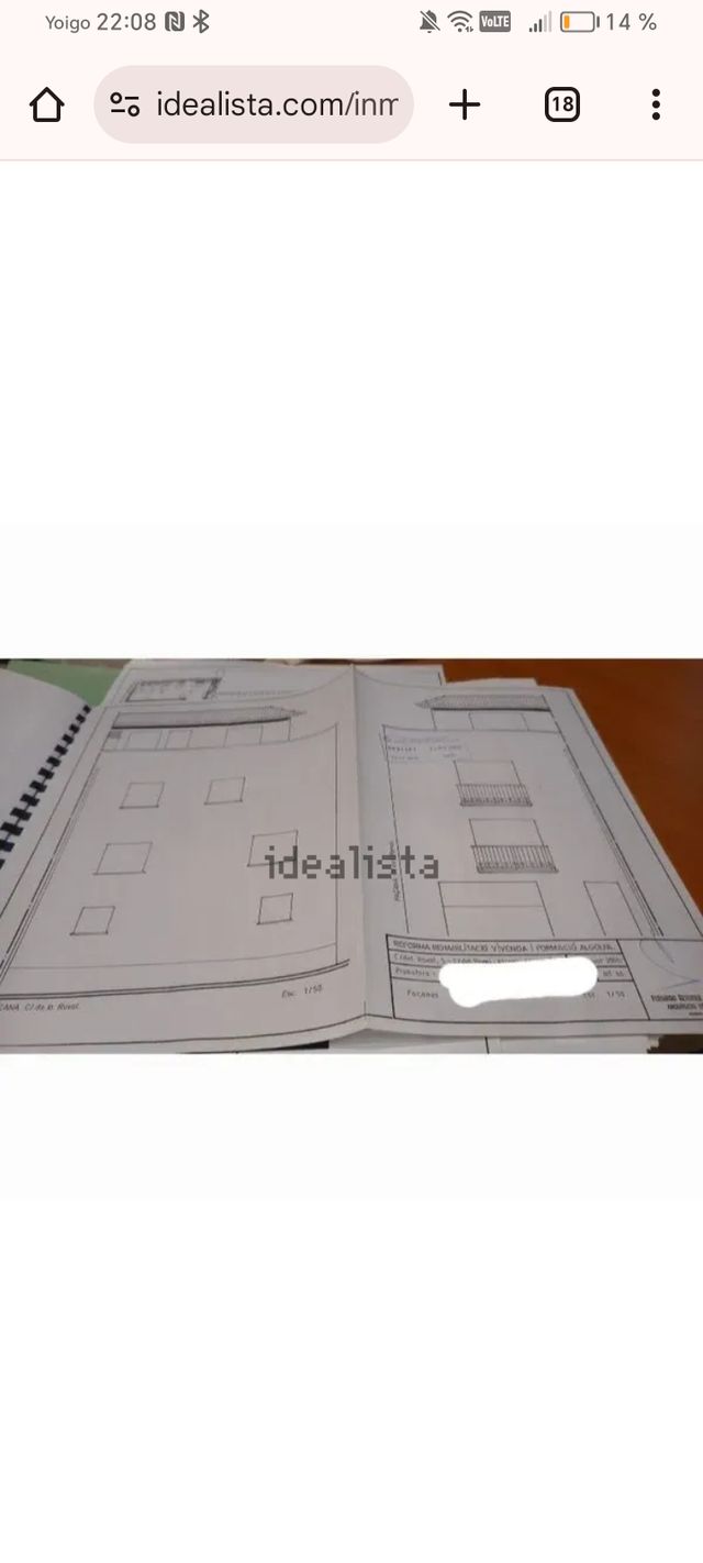 Casa con planos para reformar 