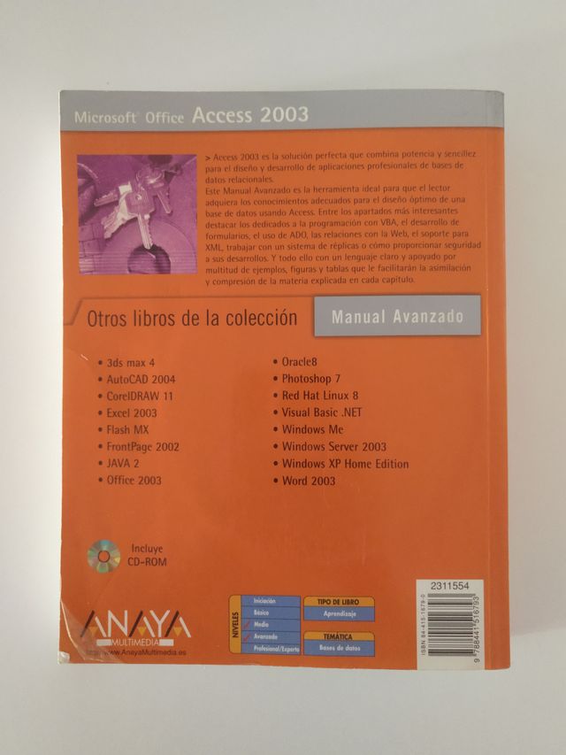 Access 2003 de Miguel Ángel Martín Tardío - Anaya