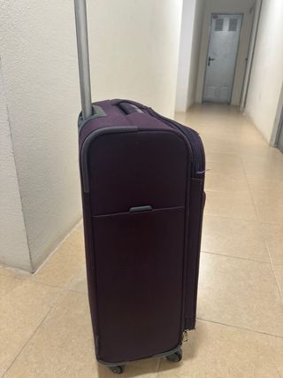 maletas samsonite aubergine cabina y grande 