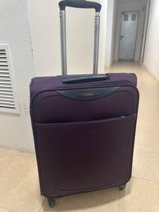 maletas samsonite aubergine cabina y grande 