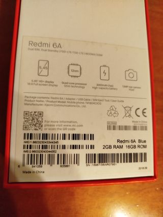 Xiaomi redmi 6A