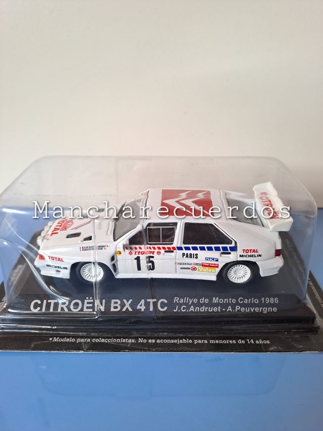 CITROEN BX 4TC Rallye Monte Carlo 1986 Scale 1/43 Altaya EUR 24,00