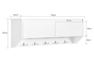 Colgador con almacenaje