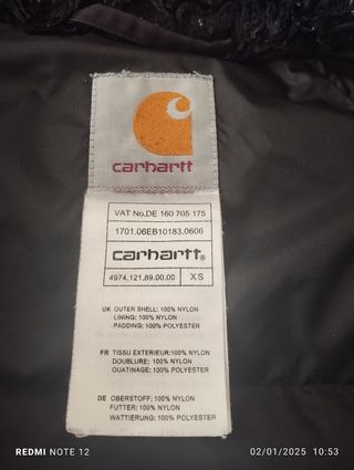 Chaqueta " Carhartt."