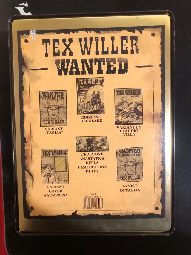 Tex Willer Wanted Box