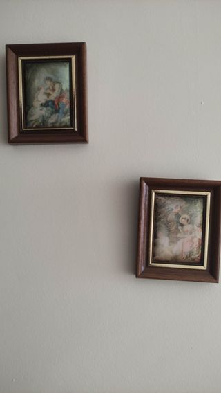 Cuadros pequeños antiguos