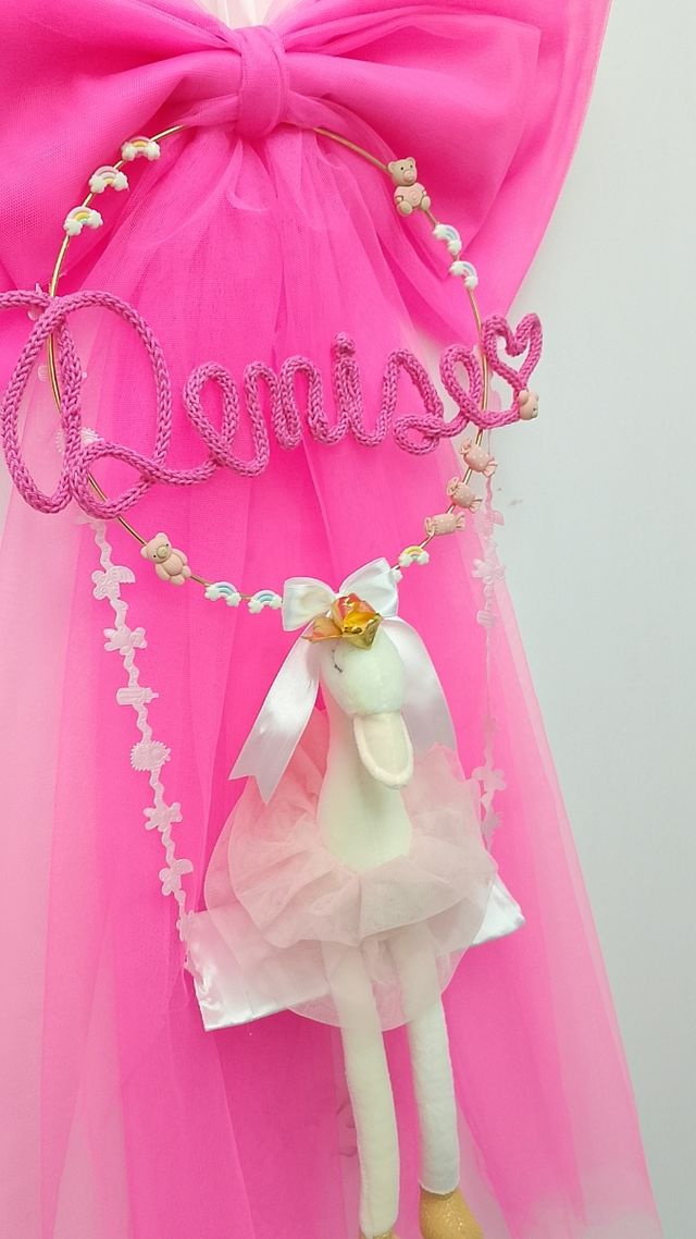 Fiocco di nascitra in organza