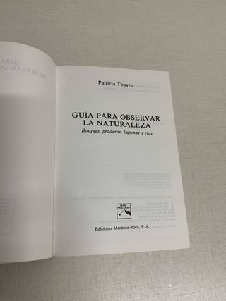 Guía para observar la naturaleza