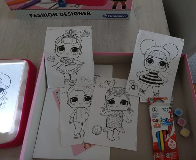 JUEGO DIBUJO Y DISEÑO LOL SURPRISE