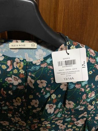 Vestido fino de entretiempo niña