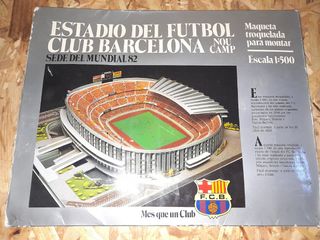 Maqueta troquelada Camp Nou NUEVA