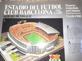 Maqueta troquelada Camp Nou NUEVA