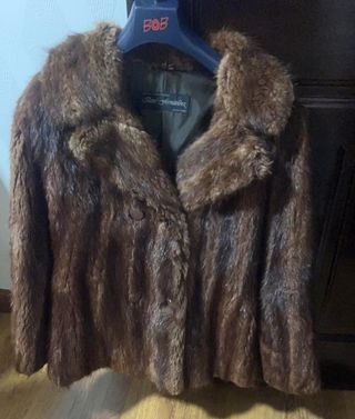 Abrigo de piel Talla S