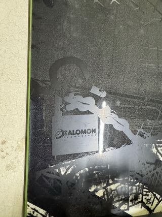 Tabla snowboard fijaciones y botas