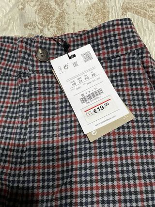 Pantalon de cuadros de vestir PullBear