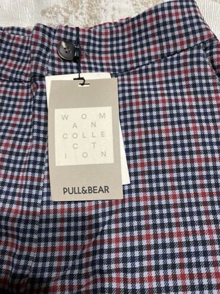 Pantalon de cuadros de vestir PullBear