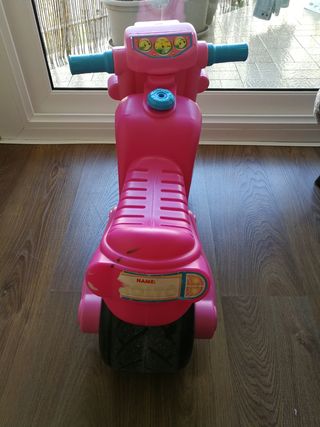 Moto correpasillos Molto Cross Rosa