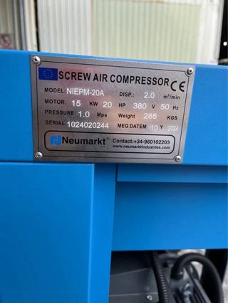 Compresores de Tornillo diferentes potencias