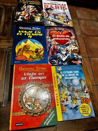 Coleccion de 6 libros de Geronimo Stilton