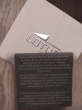 Pendientes Lotus circonitas Swarovski