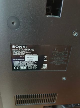 TELEVISOR SONY BRAVIA DE 27 PULGADAS.
