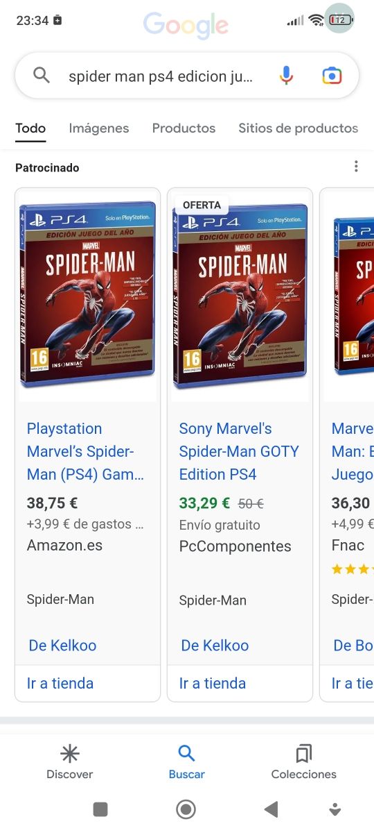 Spiderman ps4 edición juego del año