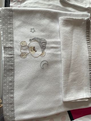 Sábana cuna franela