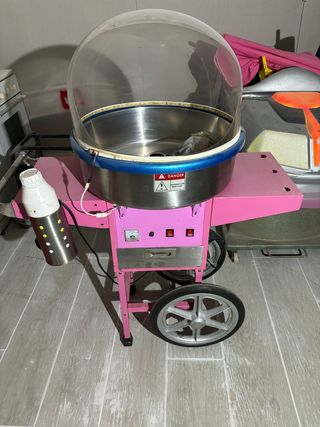 Maquina algodón de azúcar.fotos por privado