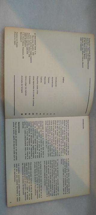 Libro vintage fieltro