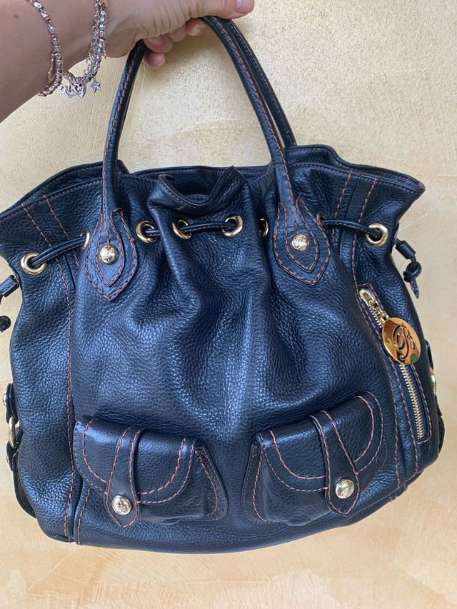 Borsa Blumarine nera  in vera pelle 
