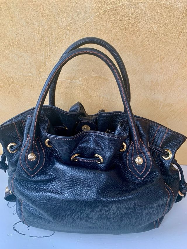 Borsa Blumarine nera  in vera pelle 