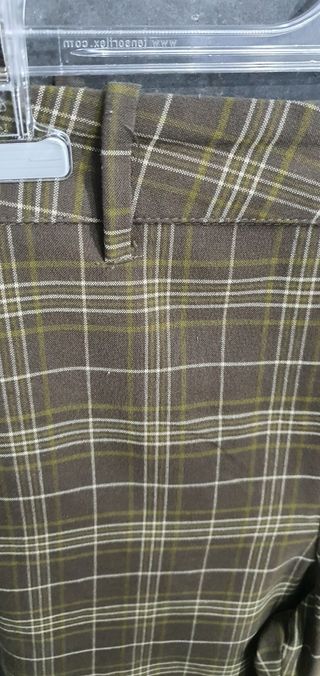 Pantalón cuadros pull&bear talla 32