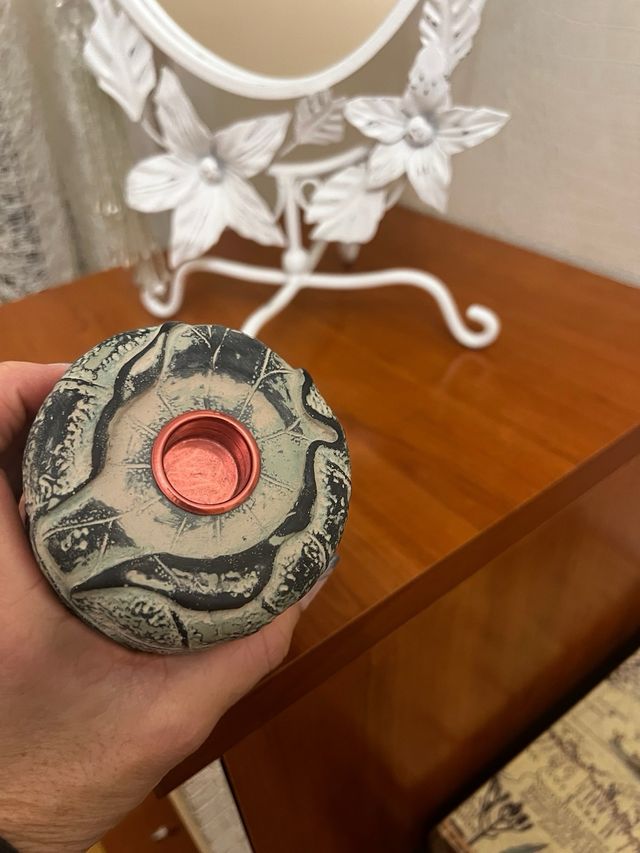 Porta velas pisapapeles