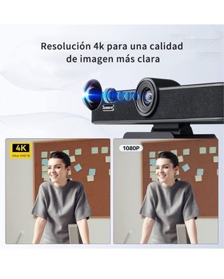 Webcam 4k Microfono per fotocamera
