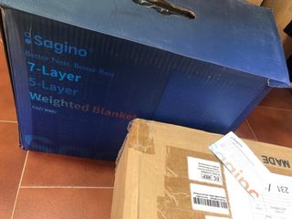 Edredon de peso para el estres marca sagino nueva