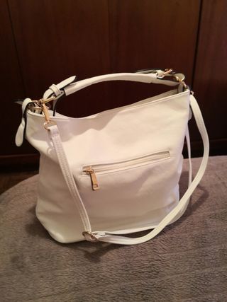 Bolso hombro mujer blanco 