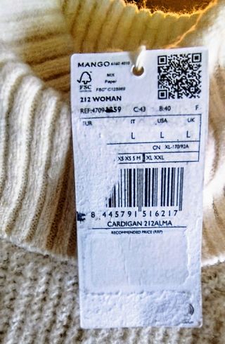 Chaleco oversize Mango