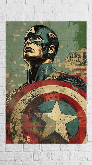 Cuadro Marvel Capitan America