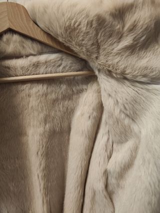 Abrigo de piel de conejo