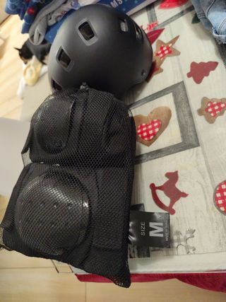 Set protectores patinaje, bicicleta